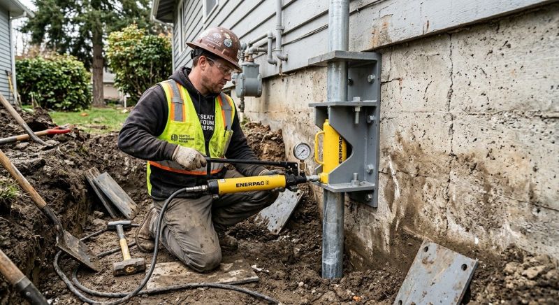 Concrete Foundation Leveling in Carteret, NJ