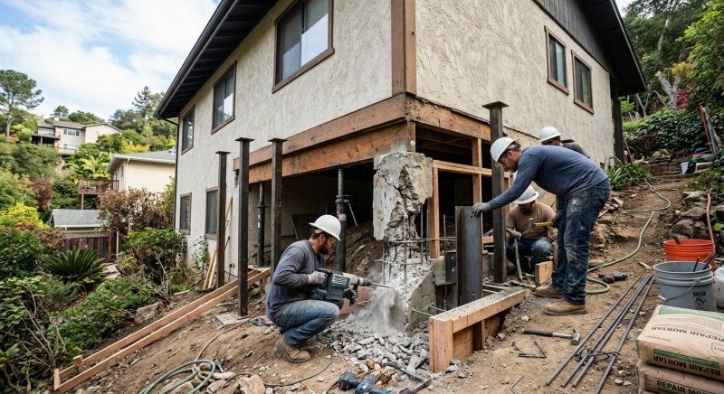 Concrete Foundation Repair in Glen Cove, NY
