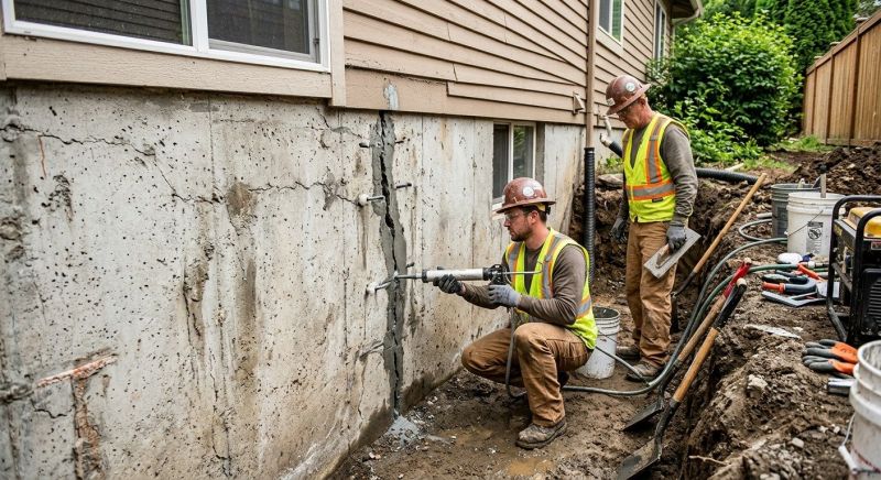 Cracked Foundation Repair in Astoria, NY