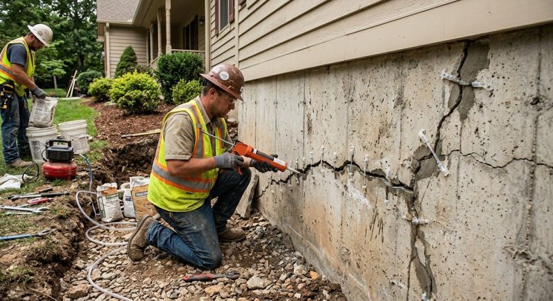 Cracked Foundation Repair in Mamaroneck, NY