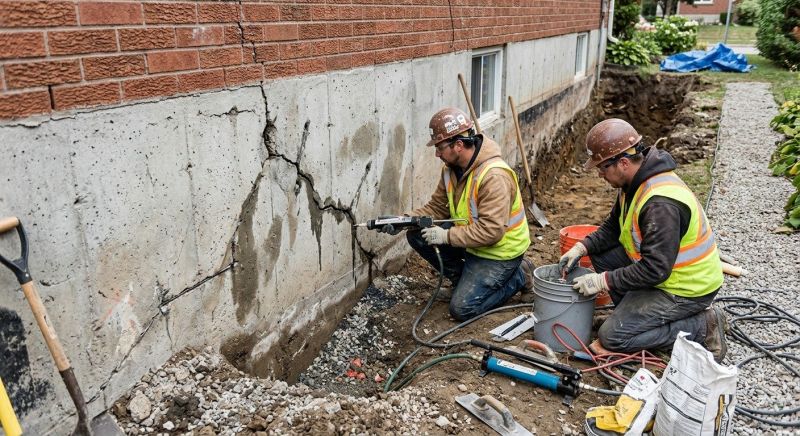 Cracked Foundation Repair in New City, NY