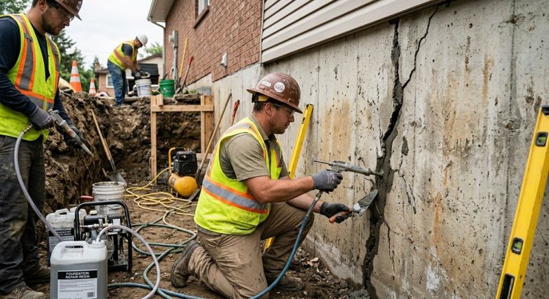 Cracked Foundation Repair in New City, NY