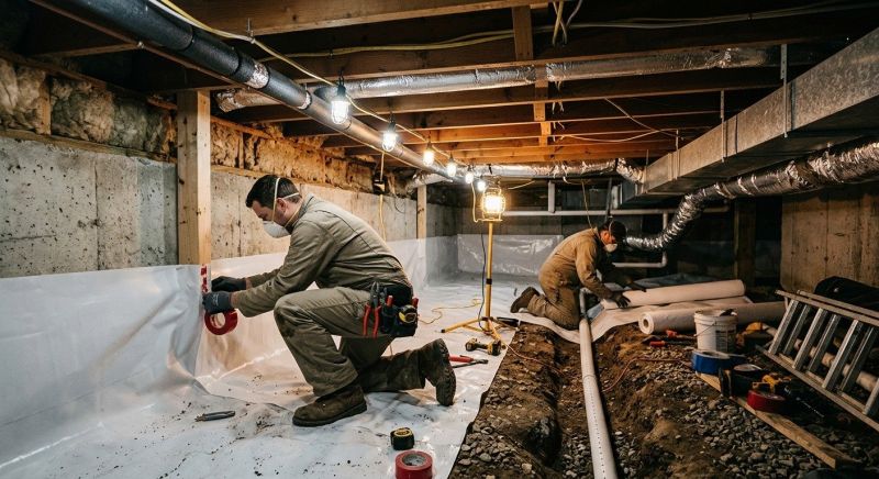 Crawl Space Leveling in Hackensack, NJ