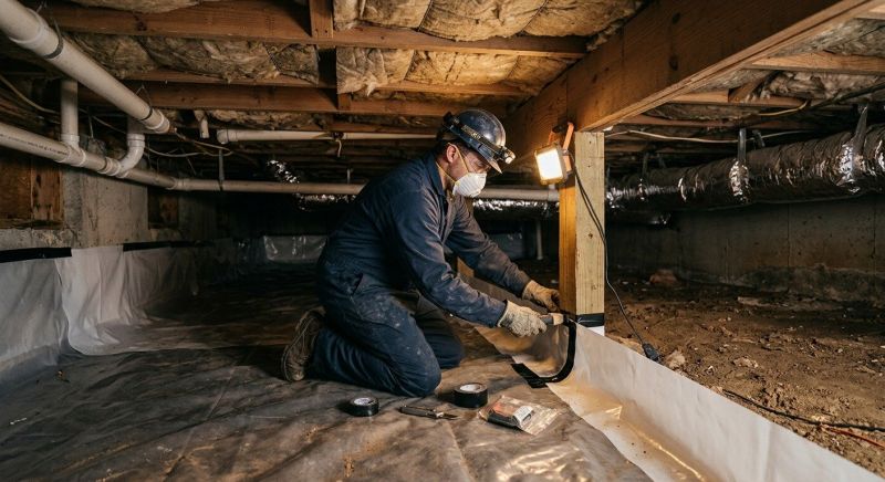Crawl Space Leveling in Hackensack, NJ