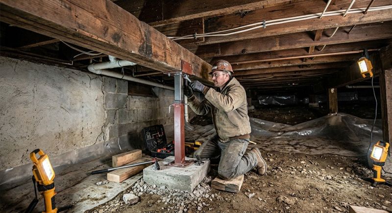 Crawlspace Foundation Repair in Roselle, NJ