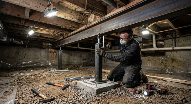 Crawlspace Structural Repair in Hackensack, NJ