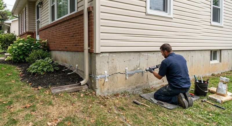 Foundation Crack Sealing in Hackensack, NJ