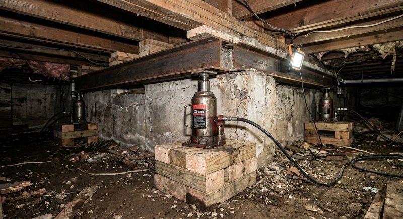 Foundation Jacking in New Hyde Park, NY