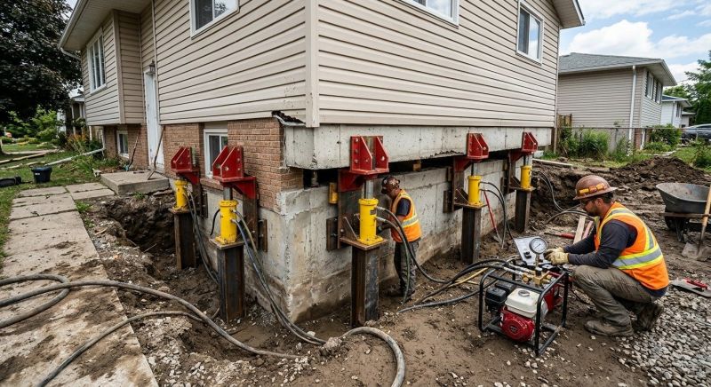 Foundation Lifting in Croton On Hudson, NY