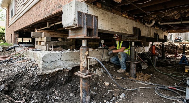 Foundation Lifting in New City, NY