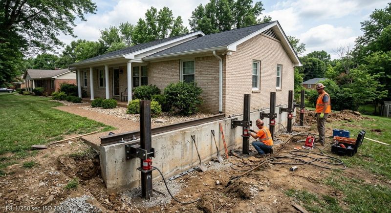 Foundation Pier Leveling in Hackensack, NJ