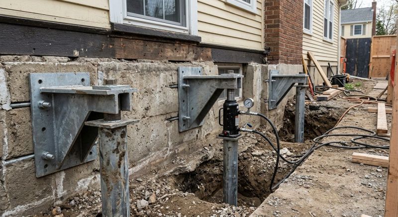 Foundation Pier Leveling in Hackensack, NJ