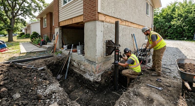 Foundation Pier Repair in Hackensack, NJ