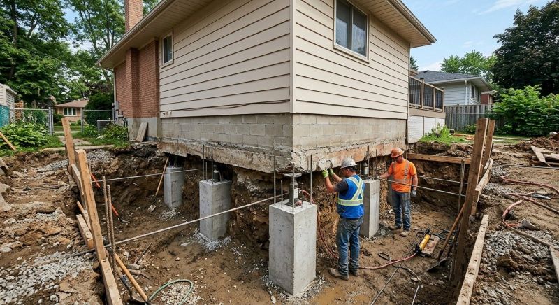 Foundation Underpinning in Hackensack, NJ