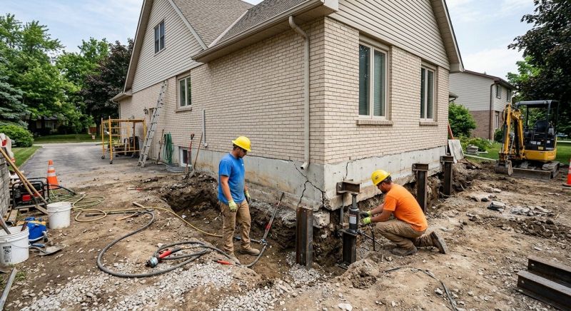 Helical Piers Installation in Hackensack, NJ