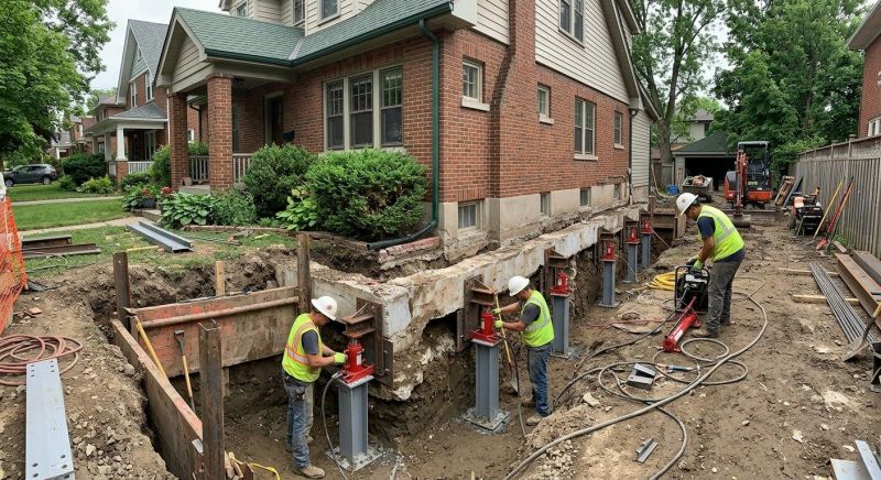 House Underpinning in Hackensack, NJ