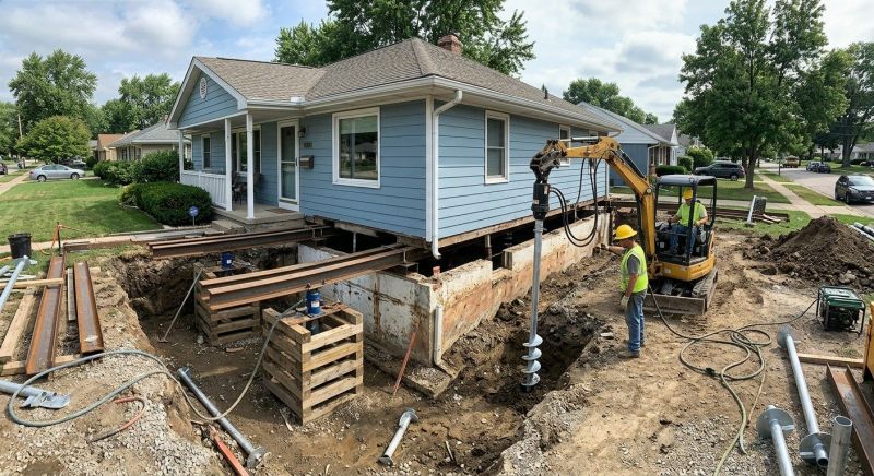 House Underpinning in Hackensack, NJ