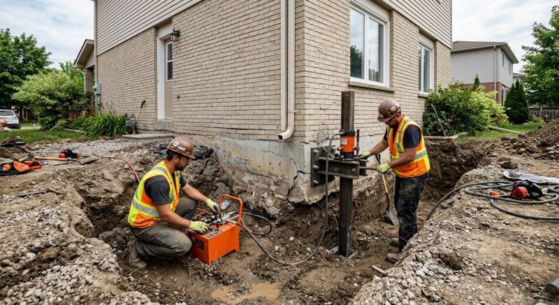 Sinking Foundation Lifting in Hackensack, NJ