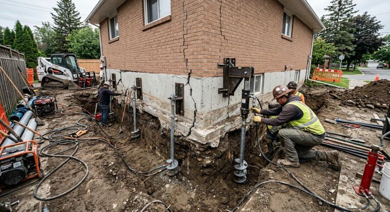 Sinking Foundation Repair in Colonia, NJ