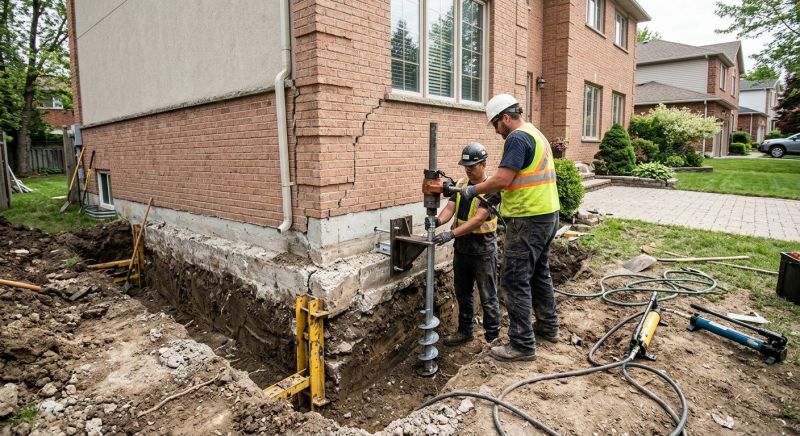 Sinking Foundation Repair in Forest Hills, NY