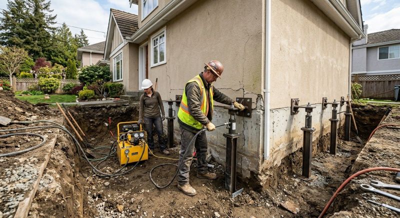 Sinking Foundation Repair in New City, NY