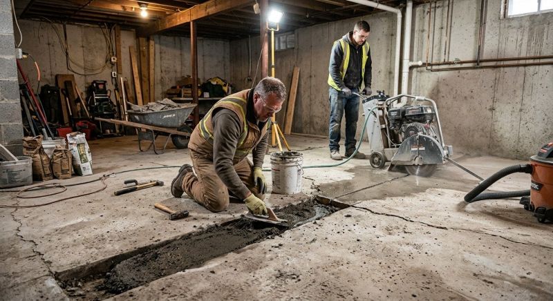 Slab Foundation Repair in Hackensack, NJ